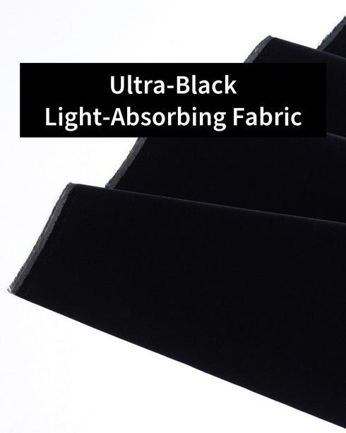 Ultra-Black Light-Absorbing Fabric