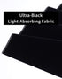 Ultra-Black Light-Absorbing Fabric